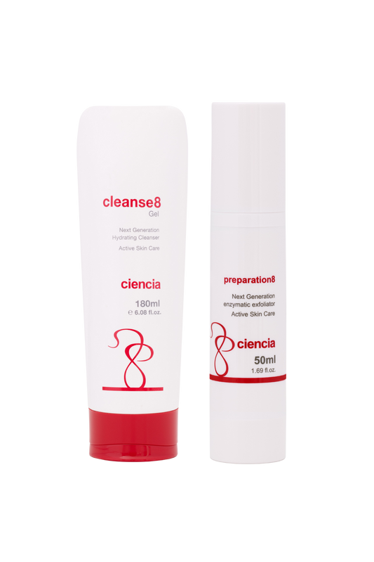 Cleanse8 and Preparation Duo- Ciencia Skincare