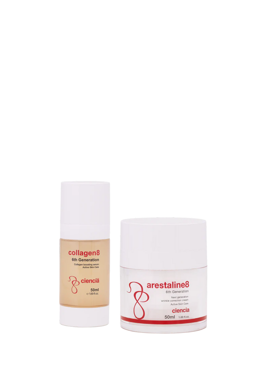 Ciencia Collagen8 and Arestaline8 Skincare Duo
