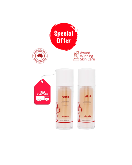 Ciencia Retin8 Anti Ageing Serum 30ml Duo